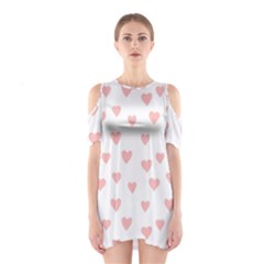 Small Cute Hearts Shoulder Cutout One Piece Dress by ConteMonfrey