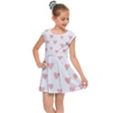 Small Cute Hearts Kids  Cap Sleeve Dress View1