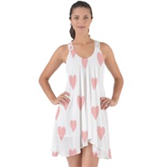 Small Cute Hearts Show Some Back Chiffon Dress by ConteMonfrey