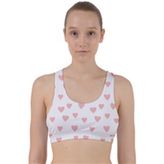 Small Cute Hearts Back Weave Sports Bra by ConteMonfrey