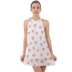 Small Cute Hearts Halter Tie Back Chiffon Dress by ConteMonfrey