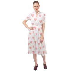 Small Cute Hearts Keyhole Neckline Chiffon Dress by ConteMonfrey