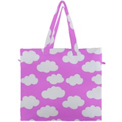 Purple Clouds  Canvas Travel Bag by ConteMonfrey