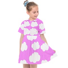 Purple Clouds  Kids  Sailor Dress