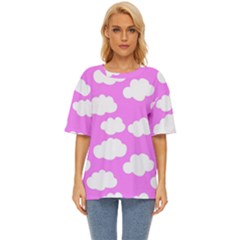 Purple Clouds  Oversized Basic Tee