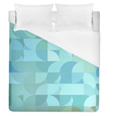 Geometric Ocean  Duvet Cover (queen Size) by ConteMonfrey