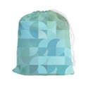 Geometric Ocean  Drawstring Pouch (2XL) View1