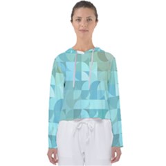 Geometric Ocean  Women s Slouchy Sweat by ConteMonfrey