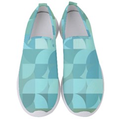 Geometric Ocean  Men s Slip On Sneakers by ConteMonfrey