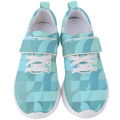 Geometric Ocean  Women s Velcro Strap Shoes by ConteMonfrey