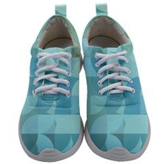 Geometric Ocean  Mens Athletic Shoes by ConteMonfrey