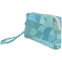 Geometric Ocean  Wristlet Pouch Bag (small) by ConteMonfrey