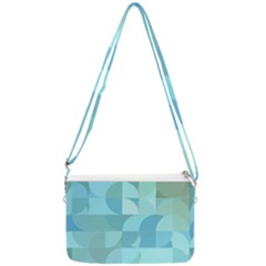 Geometric Ocean  Double Gusset Crossbody Bag by ConteMonfrey