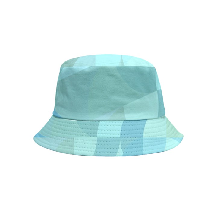 Geometric Ocean  Inside Out Bucket Hat (Kids)