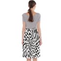 Leopard Print black and white Midi Beach Skirt View2