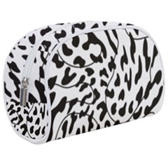 Leopard Print Black And White Make Up Case (medium) by ConteMonfrey