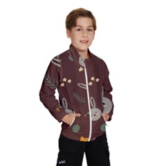 Rabbits, Owls And Cute Little Porcupines  Kids  Windbreaker by ConteMonfrey