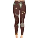 Rabbits, Owls And Cute Little Porcupines  Inside Out Leggings View1