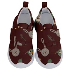 Rabbits, Owls And Cute Little Porcupines  Kids  Velcro No Lace Shoes by ConteMonfrey