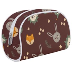 Rabbits, Owls And Cute Little Porcupines  Make Up Case (medium) by ConteMonfrey