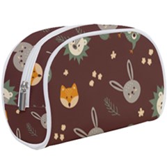 Rabbits, Owls And Cute Little Porcupines  Make Up Case (large) by ConteMonfrey