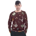 Rabbits, Owls And Cute Little Porcupines  Men s Long Sleeve Raglan Tee View1