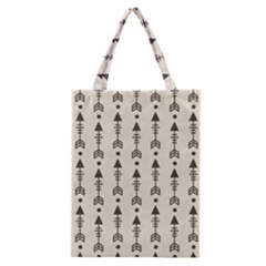 Black And Grey Arrows Classic Tote Bag by ConteMonfrey