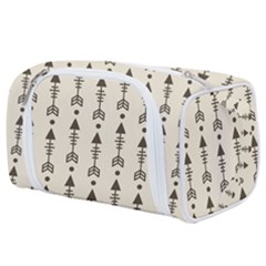 Black And Grey Arrows Toiletries Pouch by ConteMonfrey