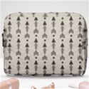 Black And Grey Arrows Make Up Pouch (Large) View1