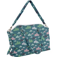 Llama Clouds  Canvas Crossbody Bag by ConteMonfrey