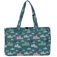 Llama Clouds  Canvas Work Bag by ConteMonfrey