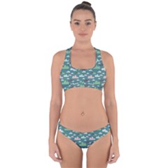 Llama Clouds  Cross Back Hipster Bikini Set by ConteMonfrey