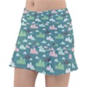 Llama Clouds  Classic Tennis Skirt View1