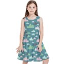 Llama Clouds  Kids  Skater Dress View1