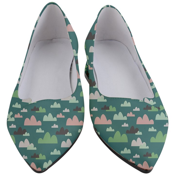 Llama Clouds  Women s Block Heels 