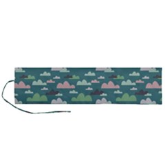 Llama Clouds  Roll Up Canvas Pencil Holder (l) by ConteMonfrey