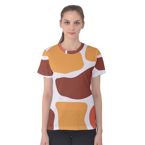 Geometric Pastel Bricks Women s Cotton Tee by ConteMonfrey