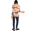 Geometric Pastel Bricks Off Shoulder Long Sleeve Top View2