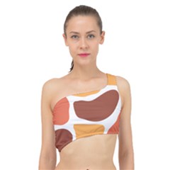 Geometric Pastel Bricks Spliced Up Bikini Top  by ConteMonfrey