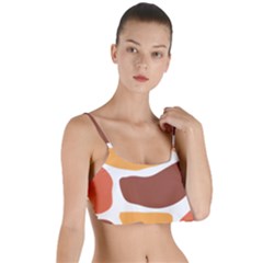 Geometric Pastel Bricks Layered Top Bikini Top 