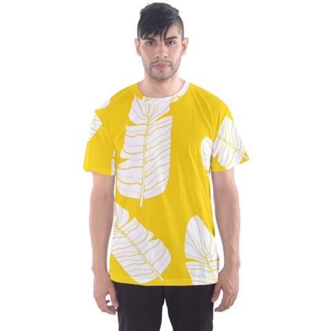 Yellow Banana Leaves Men s Sport Mesh Tee by ConteMonfrey