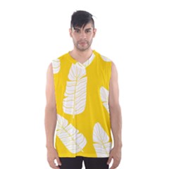 Yellow Banana Leaves Men s Basketball Tank Top by ConteMonfrey