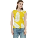 Yellow Banana Leaves Women s Raglan Cap Sleeve Tee View1