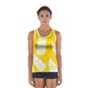 Yellow Banana Leaves Sport Tank Top  View1