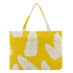 Yellow Banana Leaves Medium Tote Bag by ConteMonfrey