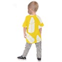 Yellow Banana Leaves Kids  Raglan Tee View2