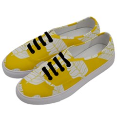 Yellow Banana Leaves Men s Classic Low Top Sneakers by ConteMonfrey