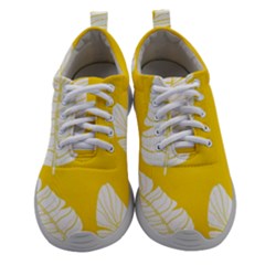 Yellow Banana Leaves Athletic Shoes by ConteMonfrey