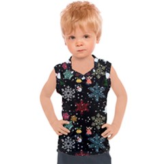 Illustration Xmas Christmas Thanks Giving Pattern Kids  Sport Tank Top