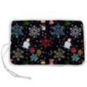 Illustration Xmas Christmas Thanks Giving Pattern Pen Storage Case (S) View1